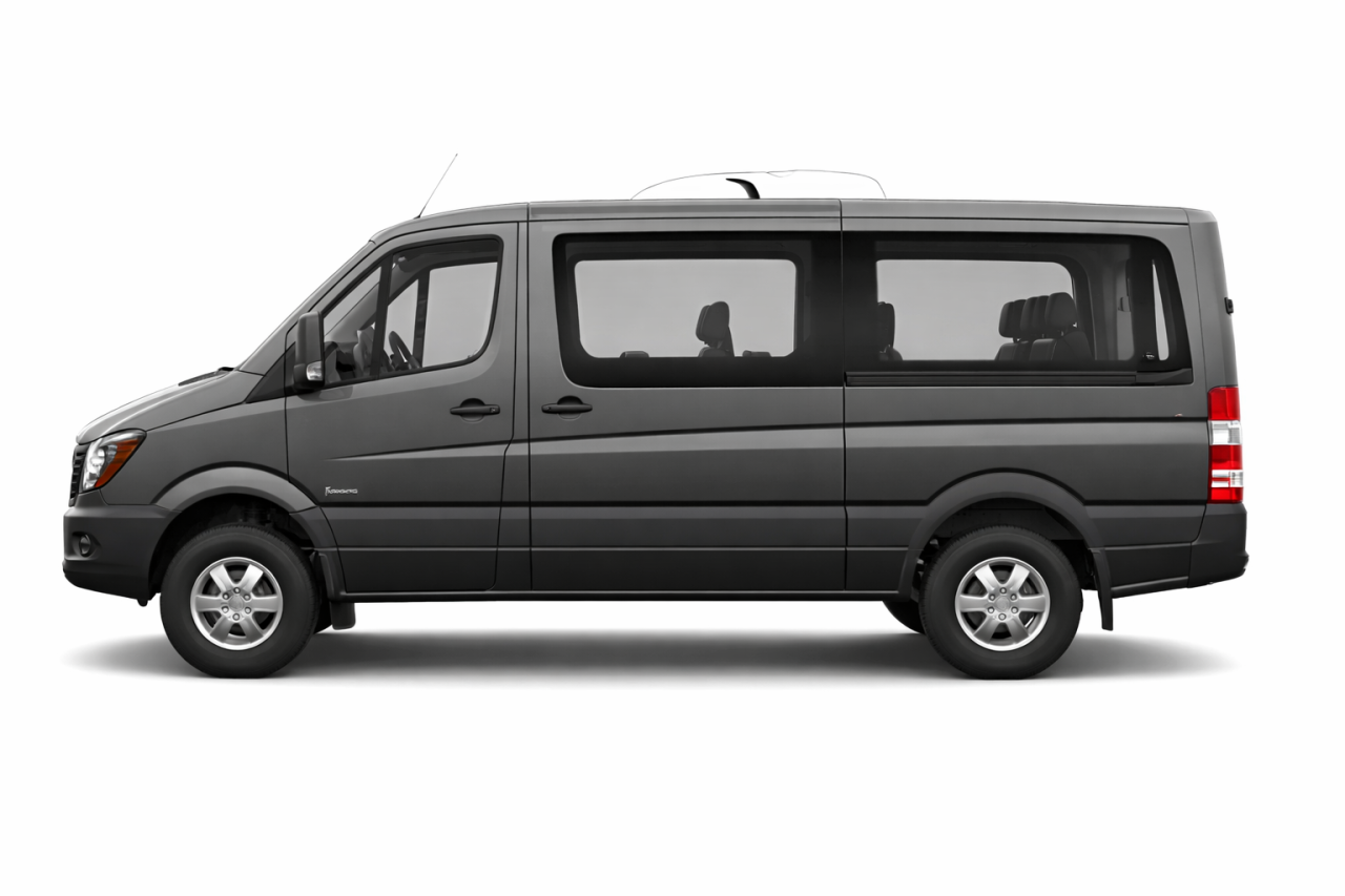 Comfortable van for off-road Alaska exploration